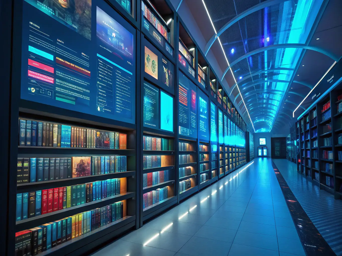A vibrant image of a newly published journal featuring artwork and scholarly articles related to artistic heritage, displayed in a modern library setting.
